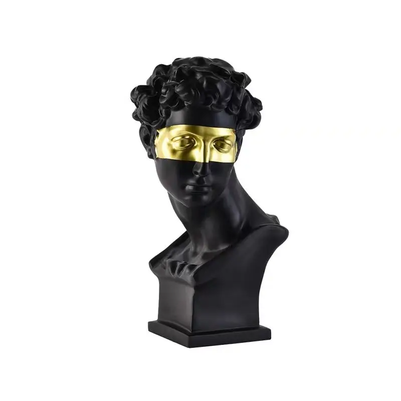 
Modern Nordic light luxury creative David resin portrait sculpture home decoration accessories 