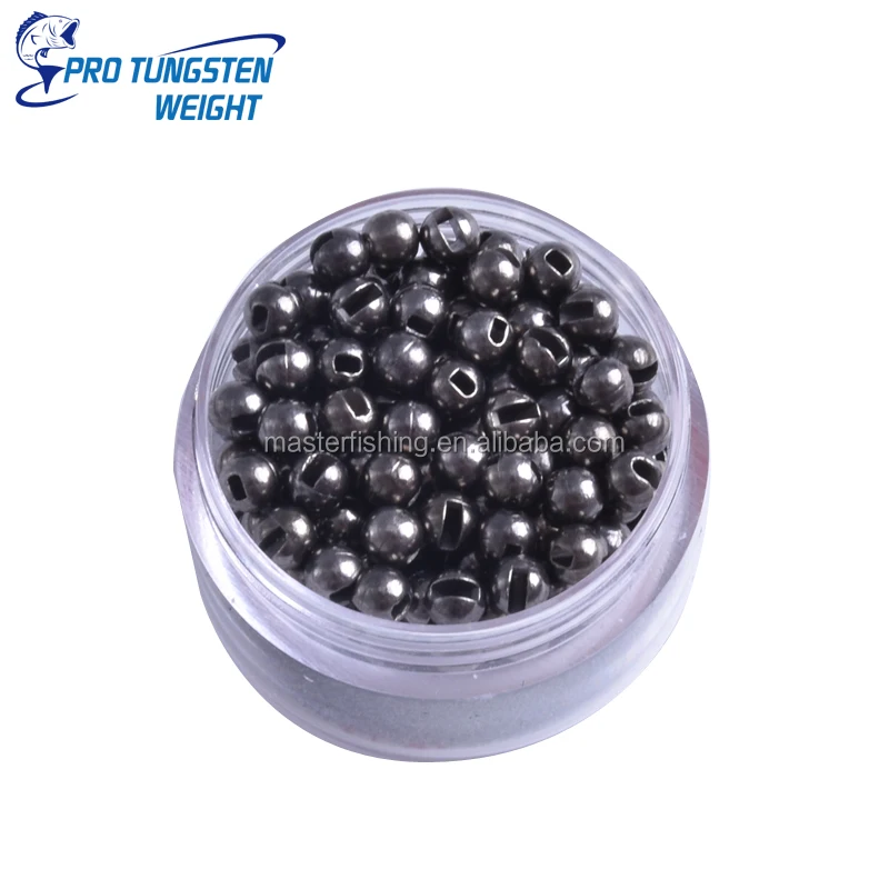 1.5-6.4mm Fly Tying Tungsten Beads Round Nymph Head Ball Fly Tying Material