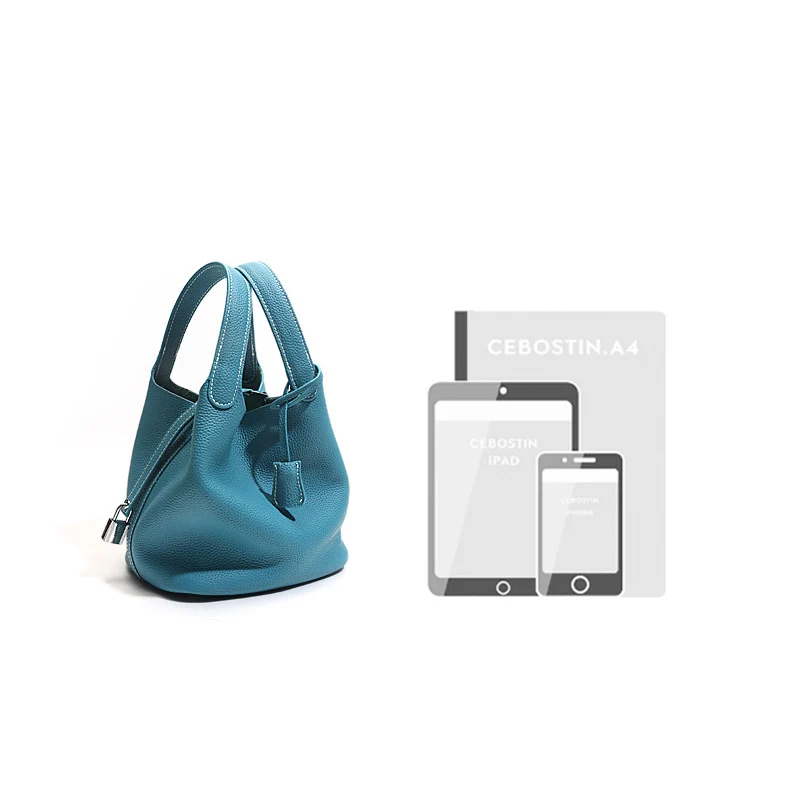 Italian Genuine Cowhide Leather Handbags Women 100% Genuine Leather Bags With Custom Logo