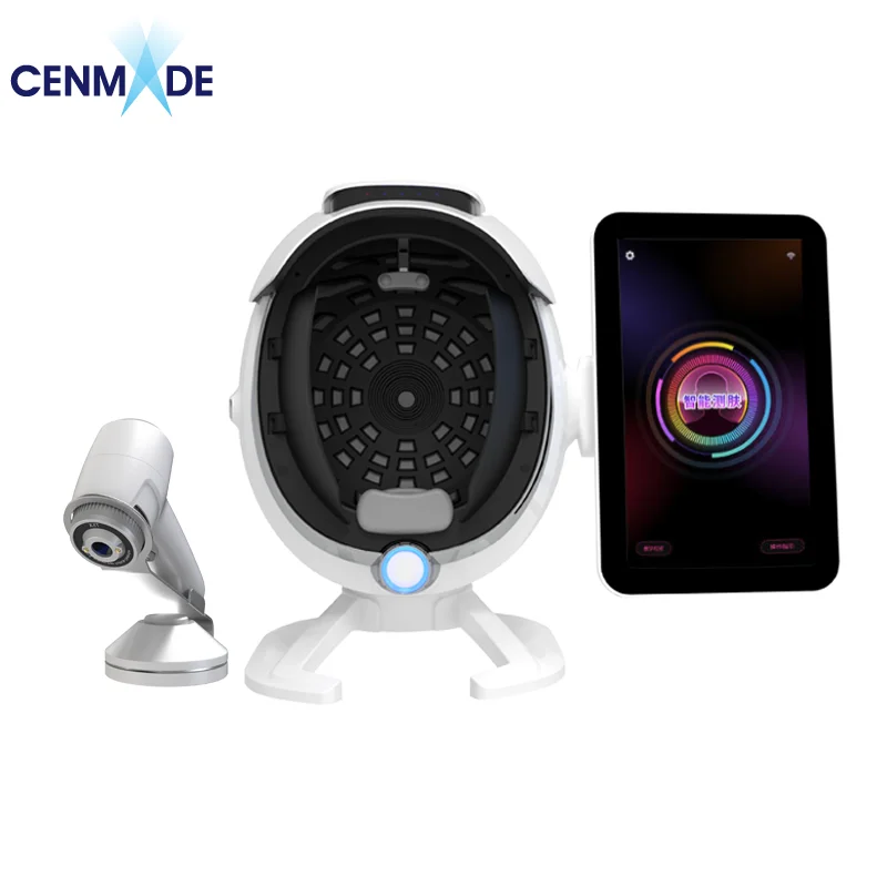 Portable 3d Facial Skin Moisture Spectrophotometer Skin Analyzer Scanner Detector