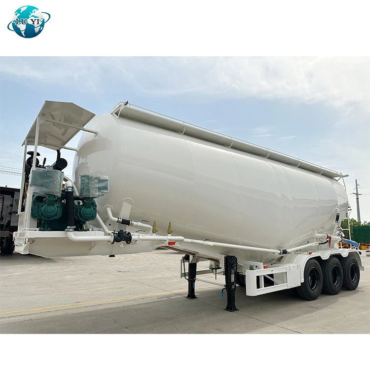 3 оси 38cbm 40ton 50ton V-образный навалочный цементный бак Traile сухой танкер пневматический прицеп
