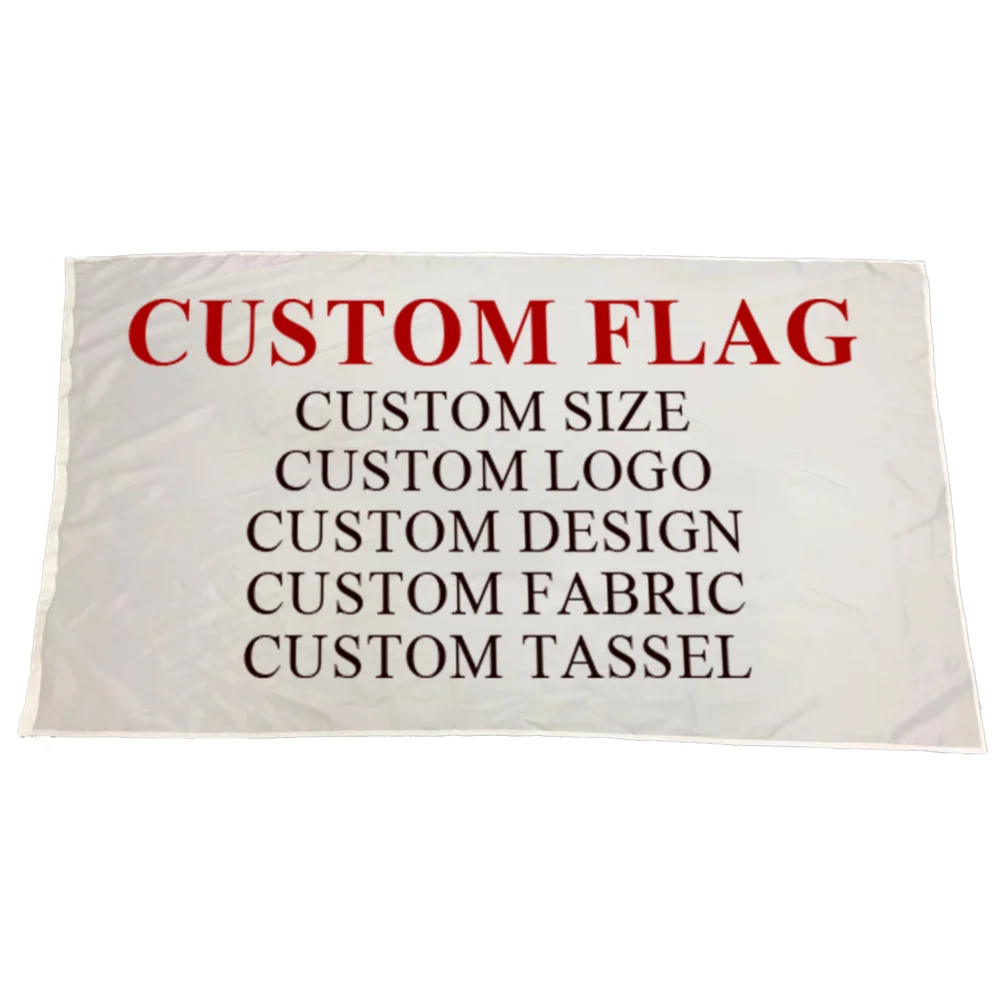 Free Design Logo Personalized Banner 3x5 Customized Commerce Advertising Digital Printed 3x5Ft Custom Flags