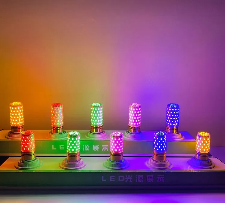 Bulb Item Type and E27/E14 18W LED Corn Candle Light Dimmable Led Glass With Out Color 85-265V 12V