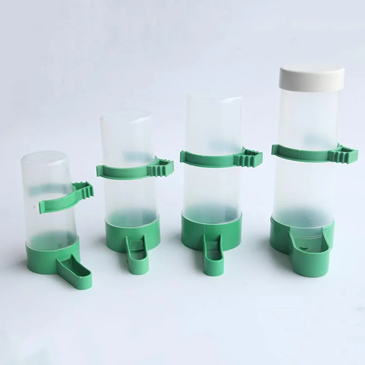 Pet Water Bird Feeder Hanging Water Bottle Drinking Fountain Bird Parrot Feeder and Drinker