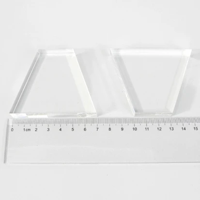 Cristal Light Guide High Quality IPL Opt Elight Dpl BK7 K9 Glass Trapezium 12*30*57*70 Handle Beauty Equipment Hand Piece