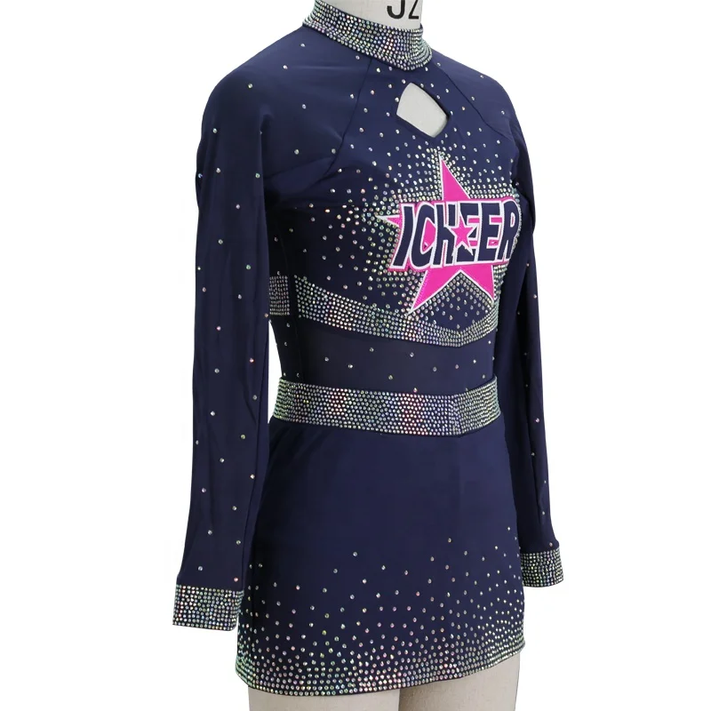 2022 latest style OEM free design all star cheer dance costumes custom cheerleading uniforms