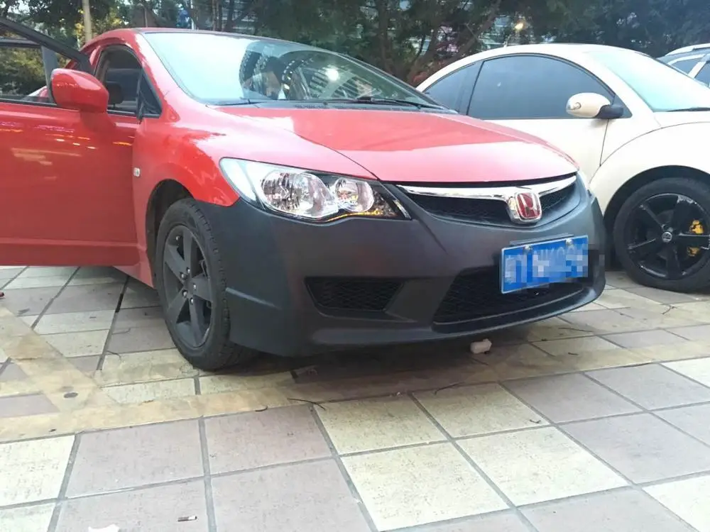 Vland factory  for Car Accessories for civic Bumper +middle grille 2006 2007 2008 2009 2010 2011 wholesale price