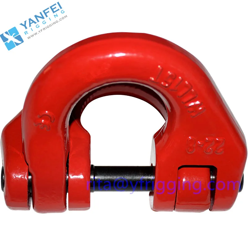 Alloy Steel G80 Connex Connecting Link for Lifting Chains, Coupling Link Hammerlock