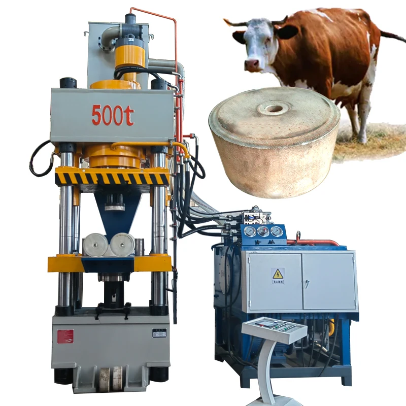 500 tons 5 kg 10 kg animal licking salt brick machine cow sheep lick brick machine powder hydraulic press