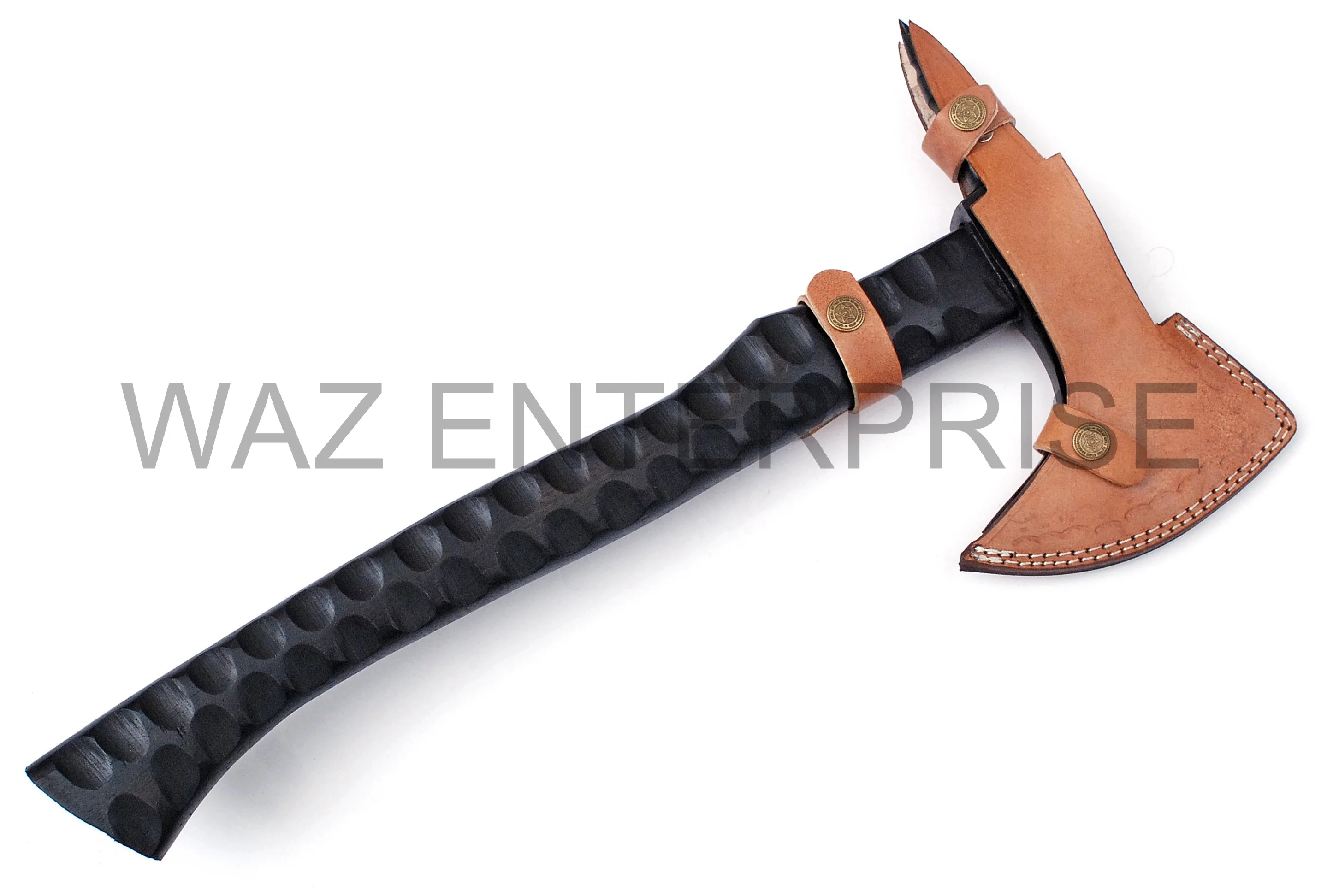 
FORGED VIKING AXE BLACK FORGED BLADE BLACK WOOD 