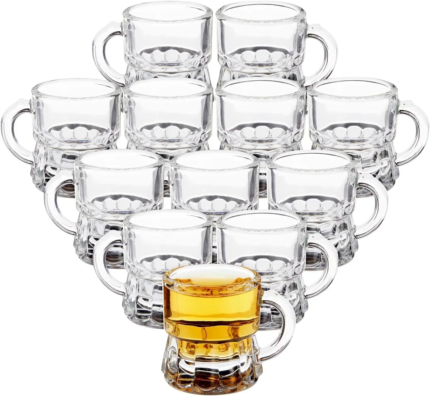 20ml  Mini Beer Mug Shot Glasses with Handles for Party Birthday