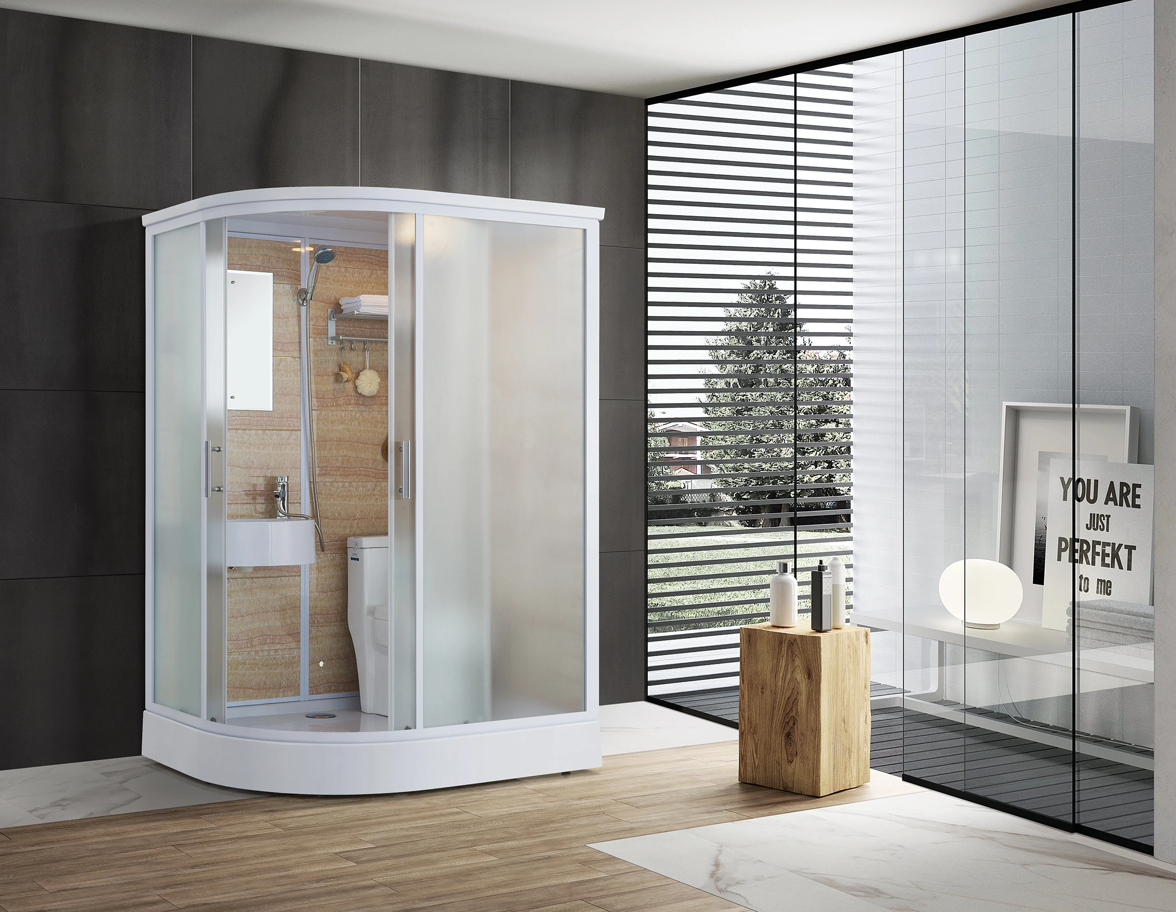 Portable Multi-Functional Modular Bathroom Pod Prefabricated Integrated Shower Room and New Generation Toilet Rapid Delivery