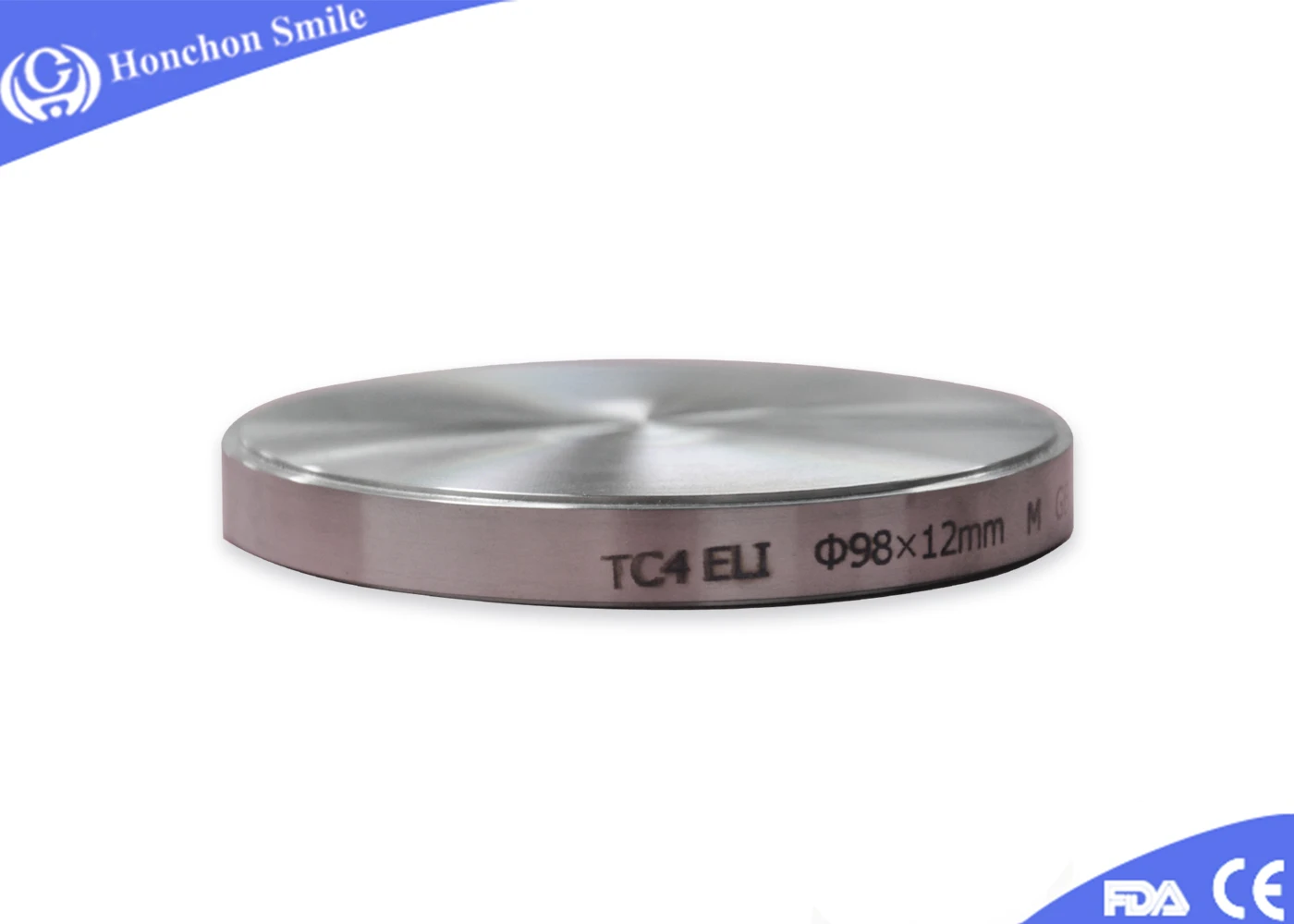 Dental Metal Block Grade 5 Titanium CAD CAM Block for Implant Abutments