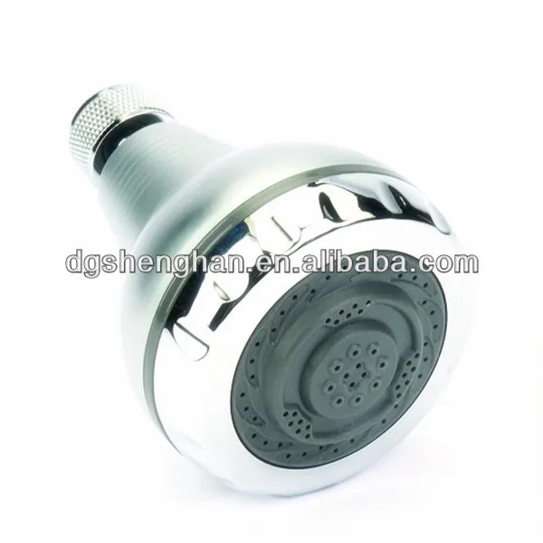 round overhead shower with temperature control