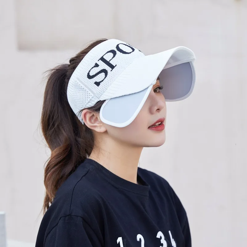 Wholesale Summer Baseball Sports Caps Sun Hats Women Men Unisex Empty Top Visors Hats With Custom Logo