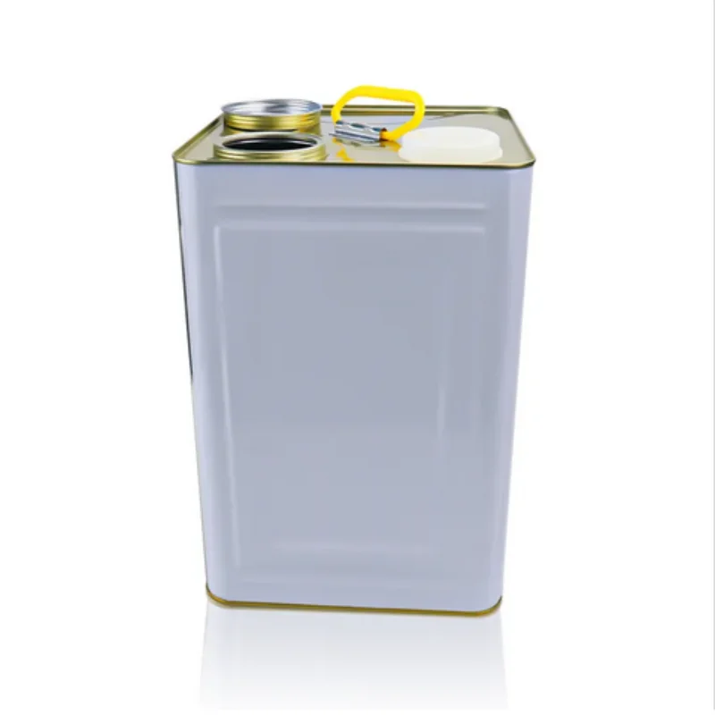 5 L Empty Metal Pail Tin Can Packaging Lid Jars Drum Paint Bucket Storage Tank For Chemical