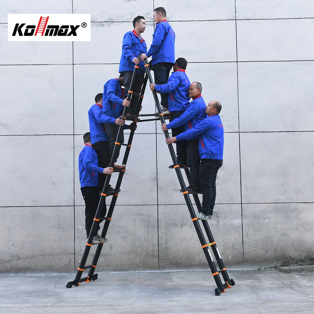 Multi-purpose folding aluminum ladder multi telescopic step aluminium