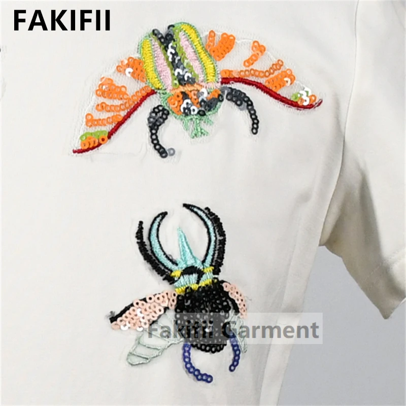New Arrival Girls White Cotton T-shirts With Animal Appliques Summer Baby Clothes For Kids Toddler Clothing tshirts