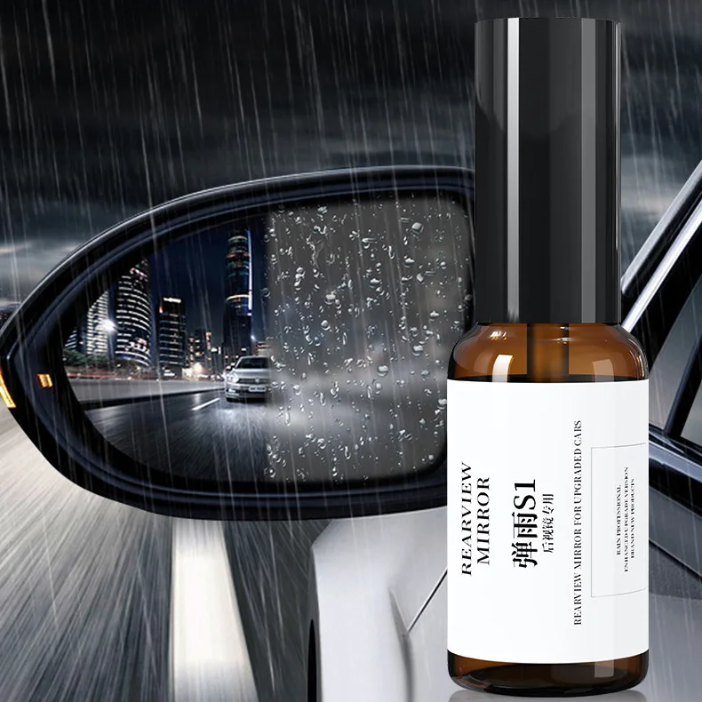 Car window rainproof spray, dirt and scale removal, water stain removal, improve vision, rearview mirror cleaning
