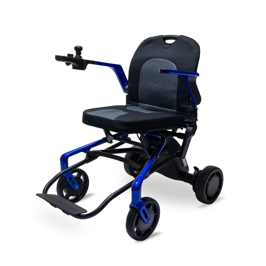 2020 Factory wholesale price lightweight foldable power chair electric wheelchair for elderly people