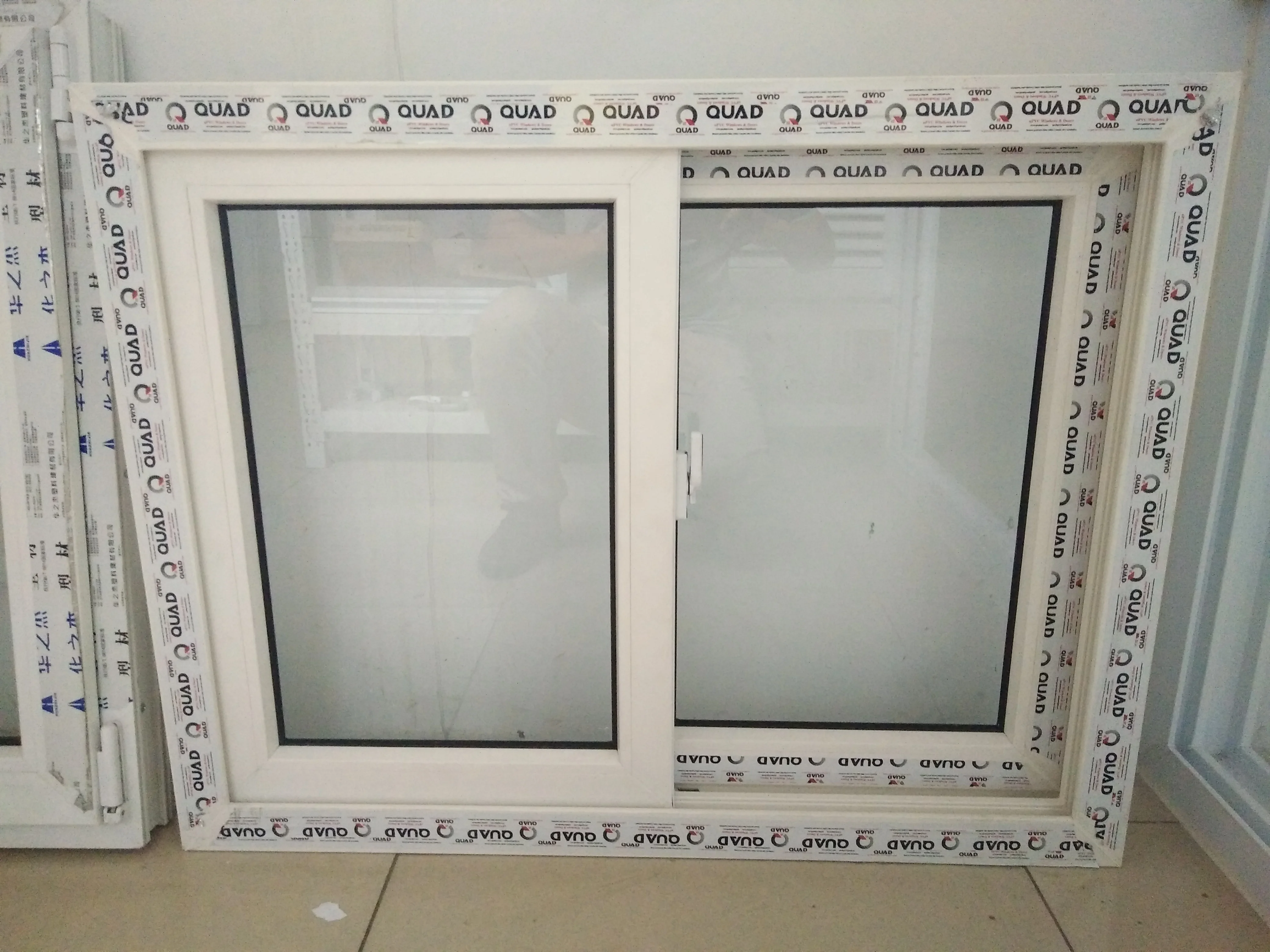 upvc sliding window pvc high quality plastic window with low price and simple design