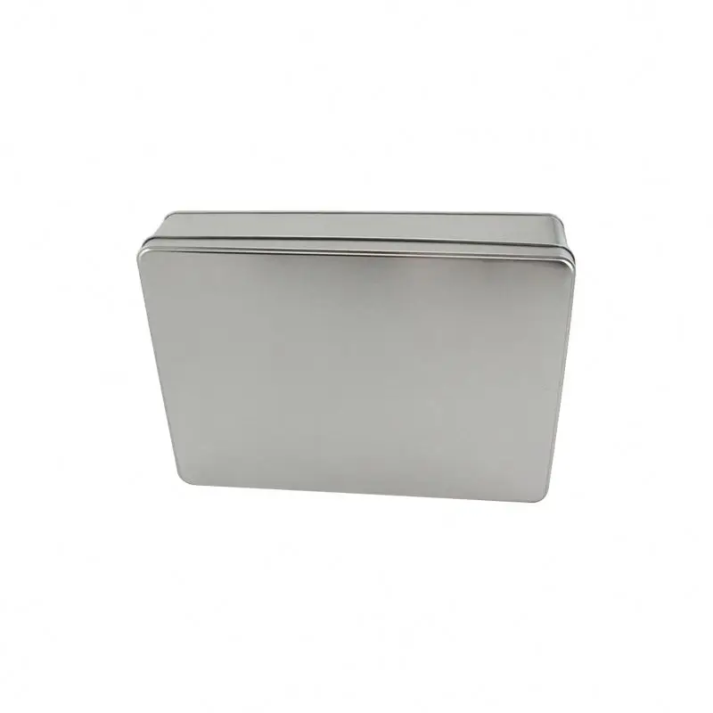 
Manufacturer spot tinplate flip iron box rectangular storage tin box 