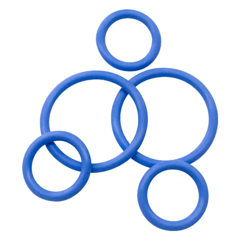 custom precision seals o ring blue rubber ring FVMQ fluorosilicone o-ring