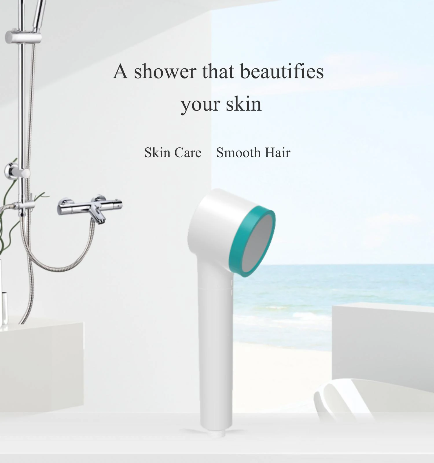 New High Pressure Shower Head Filter Water Softener Water Saving Shower Heads Shower Filter