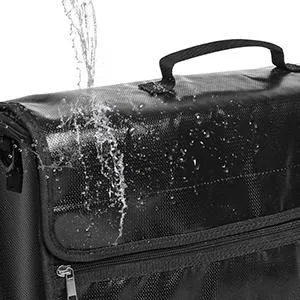 Anti Fire Bag Fireproof Pouch Fire Resistant Document Bag File Envelope Pockets  Fireproof Money Bag for Laptop Carton