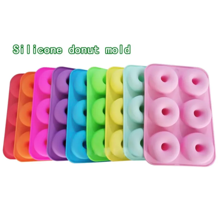 Food grade BPA free non stick silicone donut mold for baking