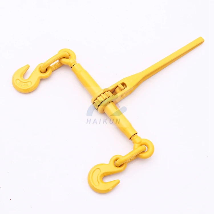 Haikun heavy duty ratchet load binder / tie down hardware / chain ratchet load binder