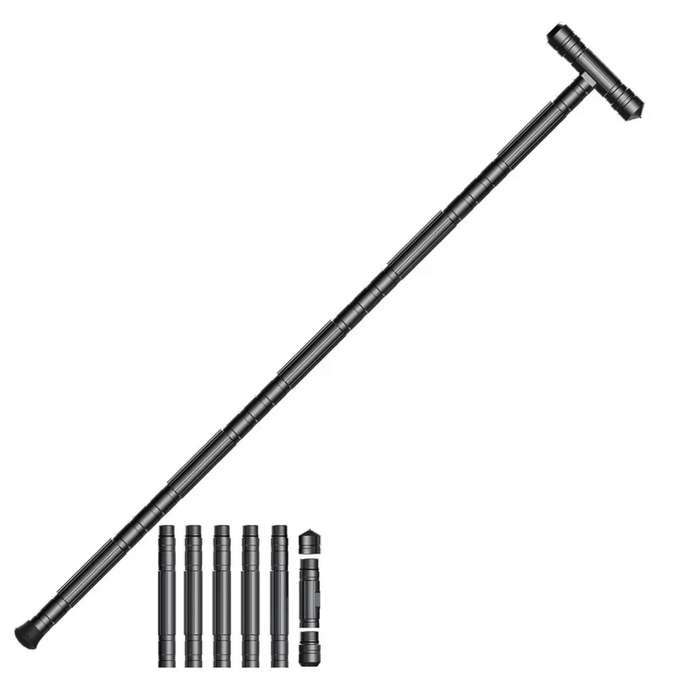 Trekking Pole Walking Poles Outdoor Camping Defense Stick Safety Multi-Functional Home Rod Hiking Poles Survival Tool Alpenstock