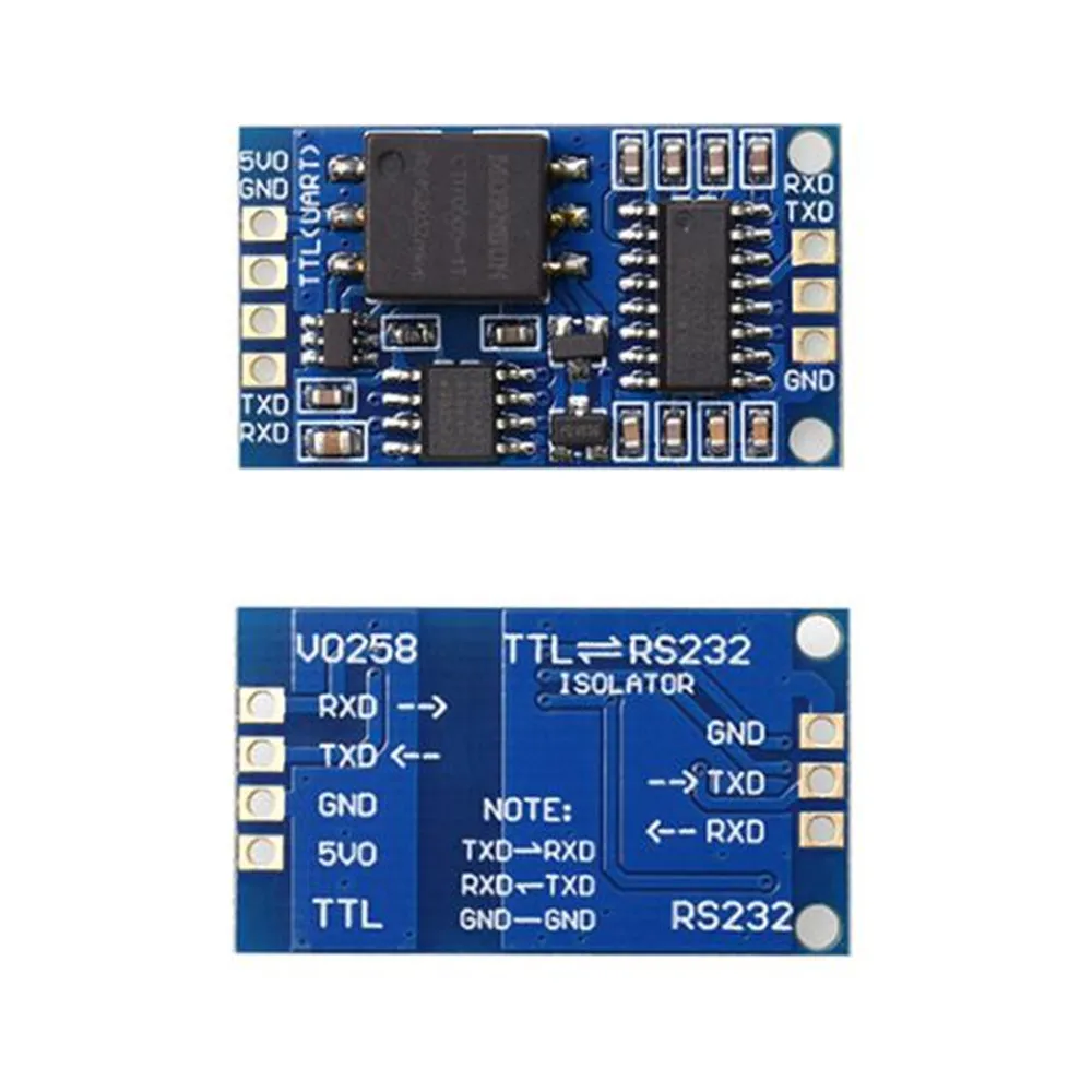 Taidacent SP3232 MAX3232 Isolation TTL to Uart RS232 Signal Converter RS232 Serial Port to TTL Converter