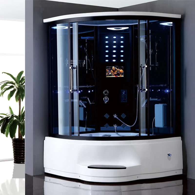 Factory price indoor for bathroom massage whirlpool steam bath cabinet steam shower units steam bath room