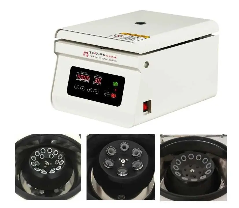 Table top stainless steel hospital clinic Low speed medical centrifuge machine  LCD display with  24 tubes 10ml  ANGLE ROTOR
