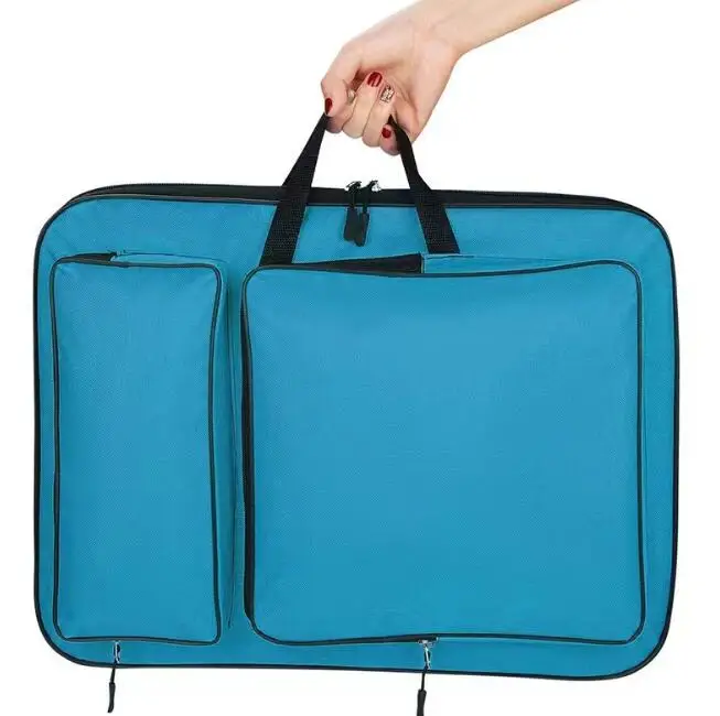 Travel Heavy Duty Student Artist Portfolio Carry Case Drawing Board Bag Backpack for children