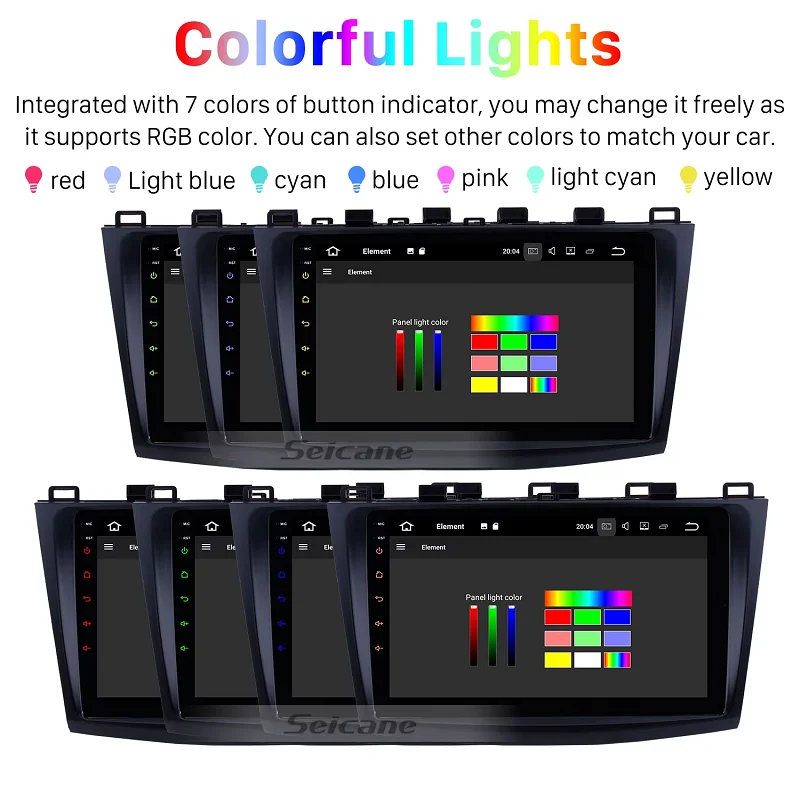 9 Inch Android 11.0 GPS Navigation System For Mazda CX-7 2007-2014 With MUSIC Support OBD II Rearview Camera