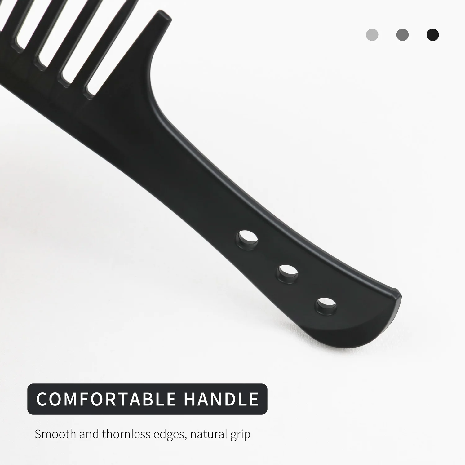 Durable and Anti Static Wide Teeth Comb Set cheap personalized flat styling hair comb custom logo for barber