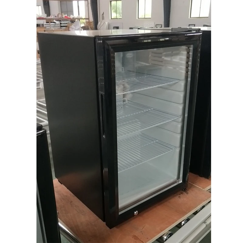 Mini 70L  fridge Refrigerator Glass Door Cooler