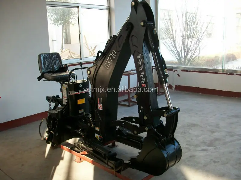 High Quality Towable Backhoe Excavator for Tractor, Agricultural Wheel Farm Garden Tractor Drive Backhoe Loader for sale