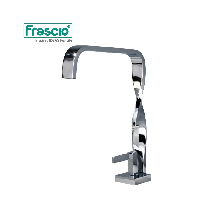 Frascio Brass Single Lever Basin Faucet In Chrome Color For Household Hotel Kitchen Faucet Hot And Cold Wash Basin Universal