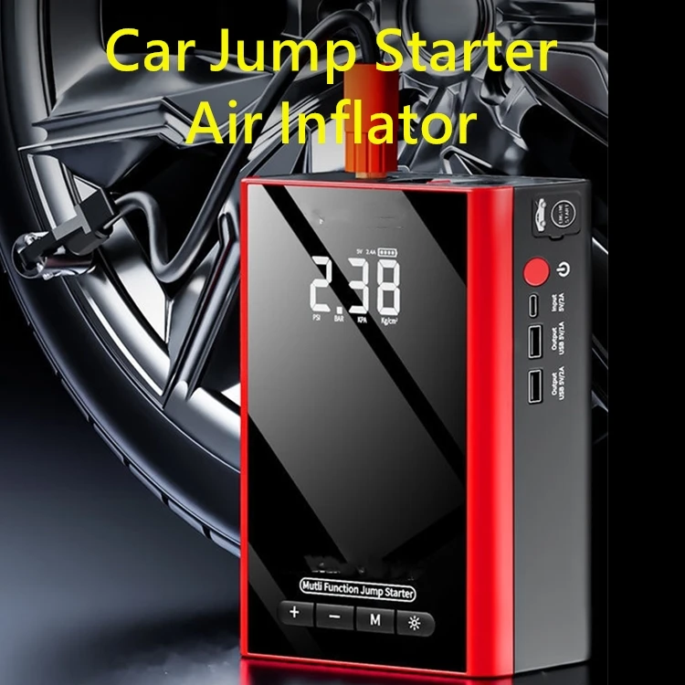 Peak Current 1200A Portable Booster 6400 mAh Compressor Car 24v Portable Jump Starter