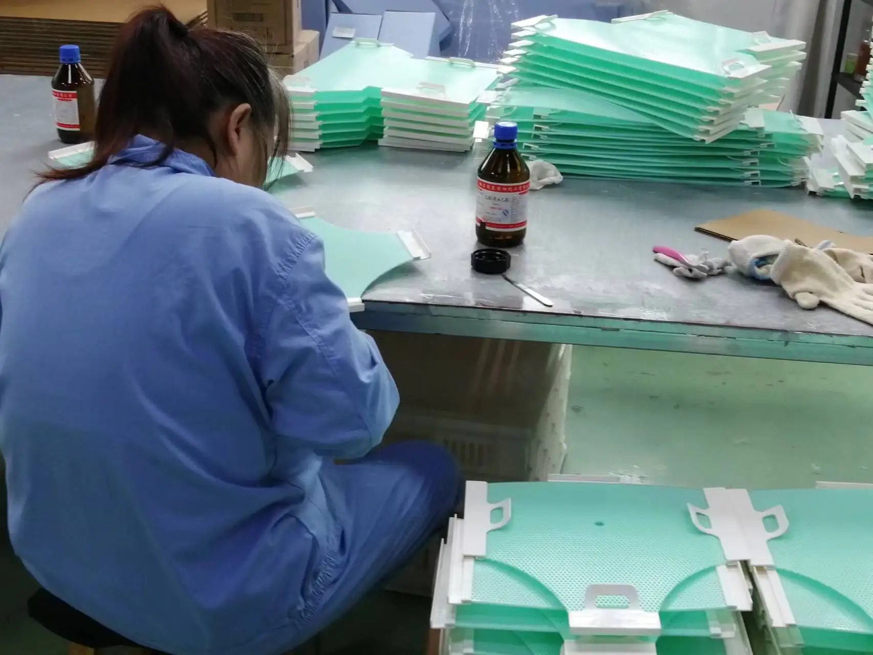 Factory Thermoplastic Radiotherapy Head Mask Oncology Brain Cancer Patient Fixation U-frame Mesh Mask