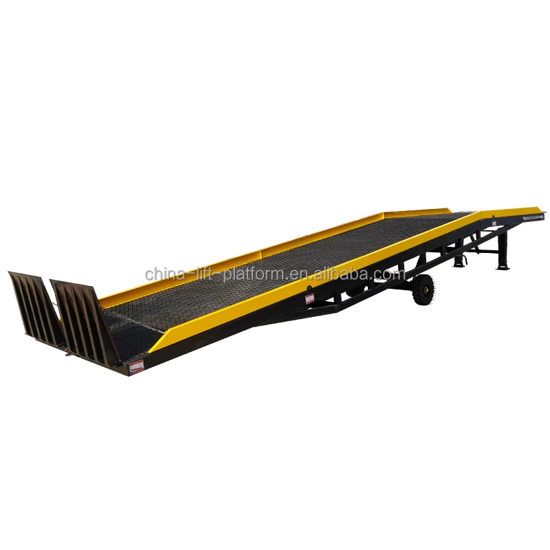 container dock leveler mobile truck ramp truck loading and unloading container ramp for forklift