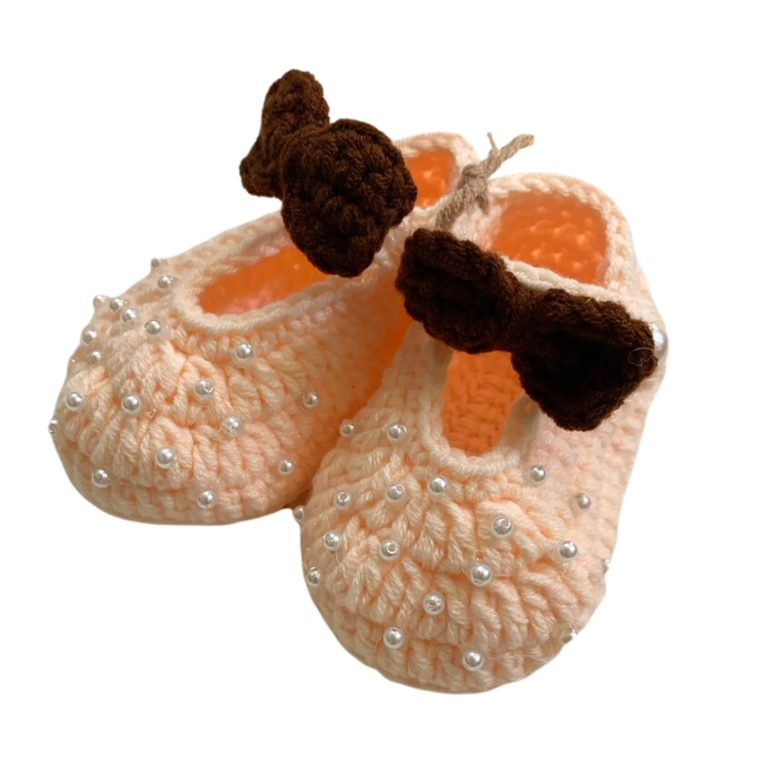 Hot New Christmas 2023 Hot Selling Baby Shoes For Newborn Girl Kids Comfortable Cotton Walking Crochet From Vietnam Manufacturer