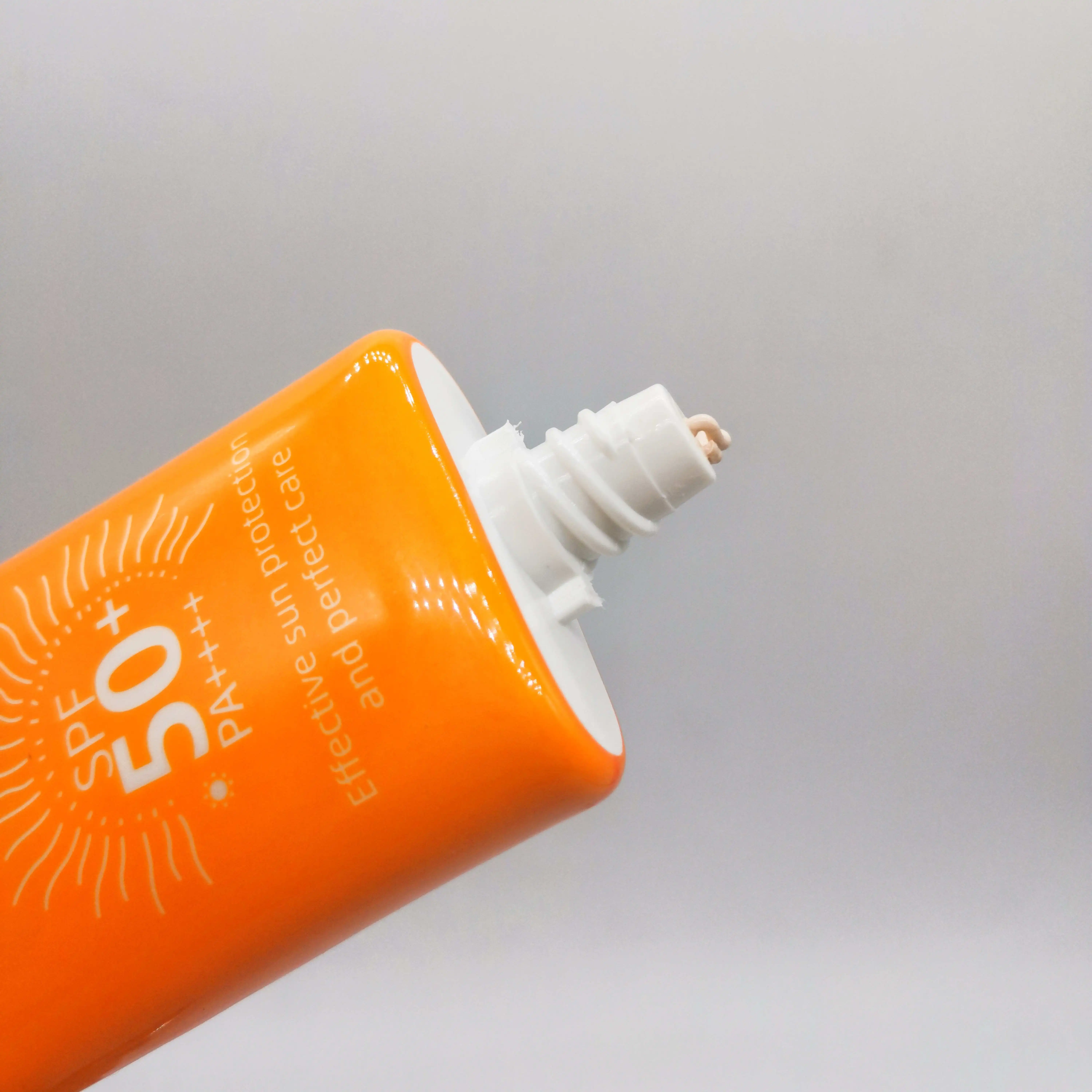 Custom grain SPF 50 +++ sunscreen private label whitening sun lotion cream logo custom