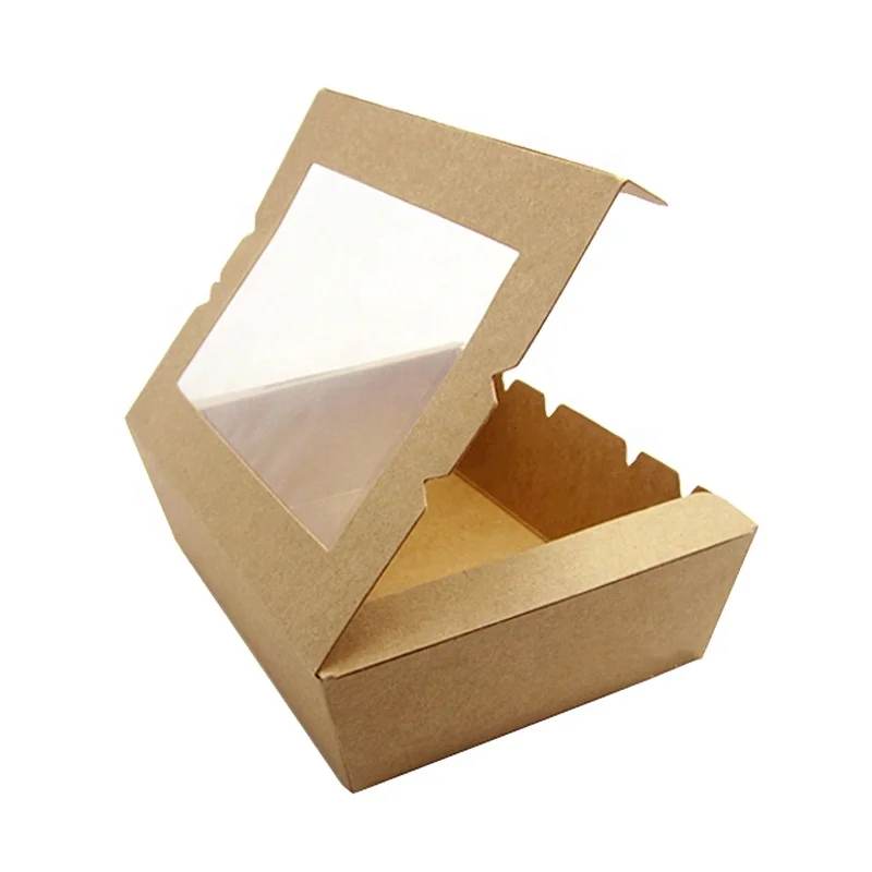 
Paper Food Grade Box 1600ml Customised Kraft Brown Food Packaging Food & Beverage Packaging Disposable Rectamgle AI PDF PSD CDR 