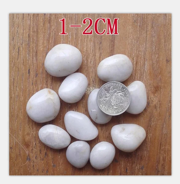 High Polished Stone Natural Color Pebbles Cobblestone Flower Pot Decorative Stone Paving Stone