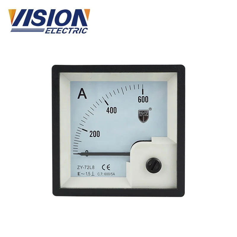 Измеритель амперметра генератора видимости 72L A 72*72 мм 0-100A 0-300A 0-500A