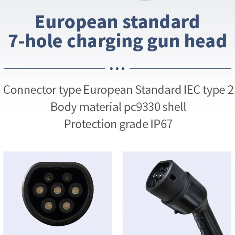 Ev зарядное устройство EN62752 UL FCC автомобильные зарядные устройства 265 в с 7 отверстиями зарядная головка пистолета электрическая Зарядка для tesla